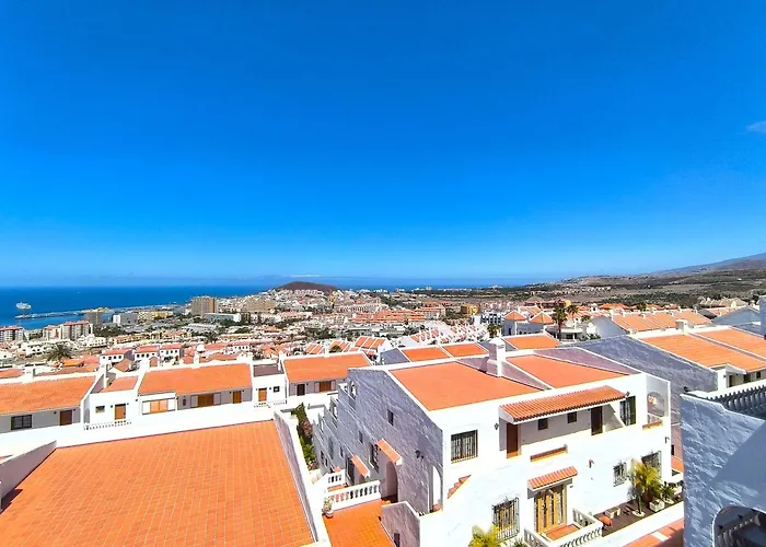 アパート Cristianos - Breathtaking View, Ac, Heated Pool, Fibre Net ロスクリスティアーノス
